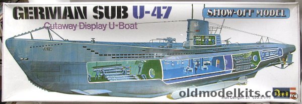 Revell 1/125 German Sub U-47 'Show-Off Model' with Interior, H384 plastic model kit
